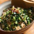 体ぽかぽか、大根菜の炒め物