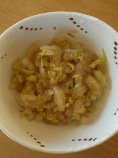 お弁当にも!白菜のおひたしみたいなサラダ-レシピのメイン写真