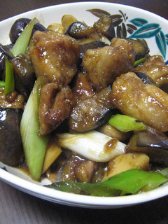 茄子と鶏肉の生姜風味炒め-レシピのメイン写真