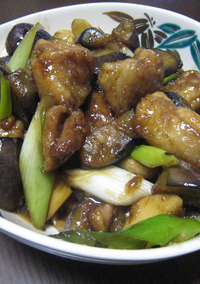 茄子と鶏肉の生姜風味炒め-レシピのメイン写真
