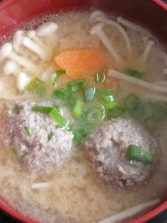 ε-(*´∇`*)ホッコリ つみれ汁-レシピのメイン写真