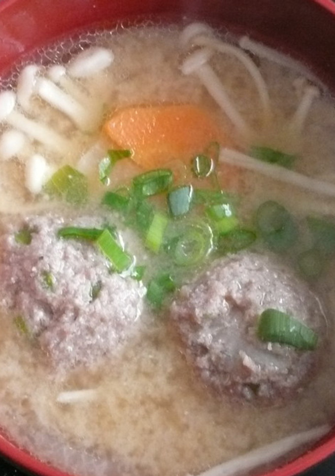 ε-(*´∇｀*)ﾎｯｺﾘ　つみれ汁-レシピのメイン写真