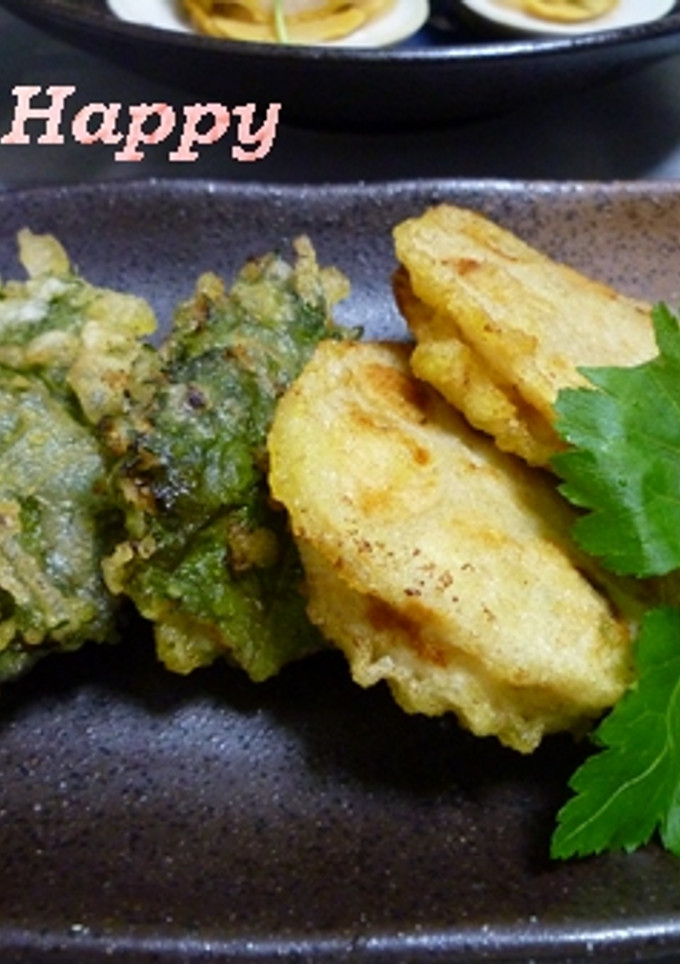 れんこんと大葉のはさみ揚げ-レシピのメイン写真