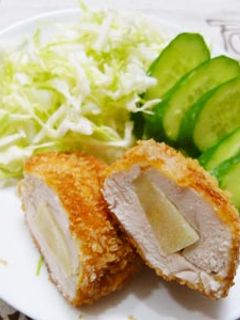 リンゴ入り☆胸肉でチキンカツ-レシピのメイン写真