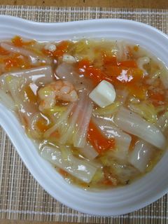 シーフードミックスで簡単!白菜のあんかけ-レシピのメイン写真