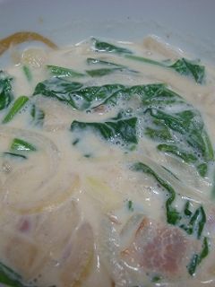 ホウレン草のミルクスープ-レシピのメイン写真