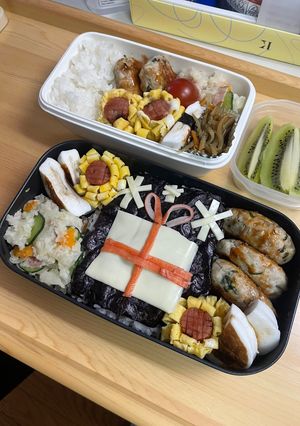 20240912娘ちゃん息子っちのお弁当-レシピのメイン写真
