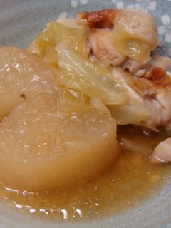 余った鶏皮で★大根コンソメ煮-レシピのメイン写真