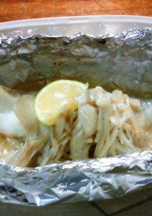 タラときのこのホイル焼き♪レモン風味-レシピのメイン写真