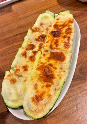 ズッキーニと茗荷マヨのチーズ焼き♡-レシピのメイン写真