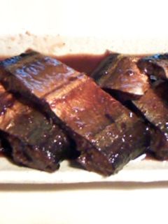 さんま(魚)の一夜干しで佃煮(甘露煮)-レシピのメイン写真