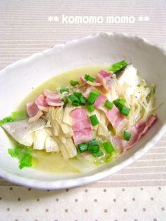 ◆タラと白菜のレンジ蒸し◆-レシピのメイン写真