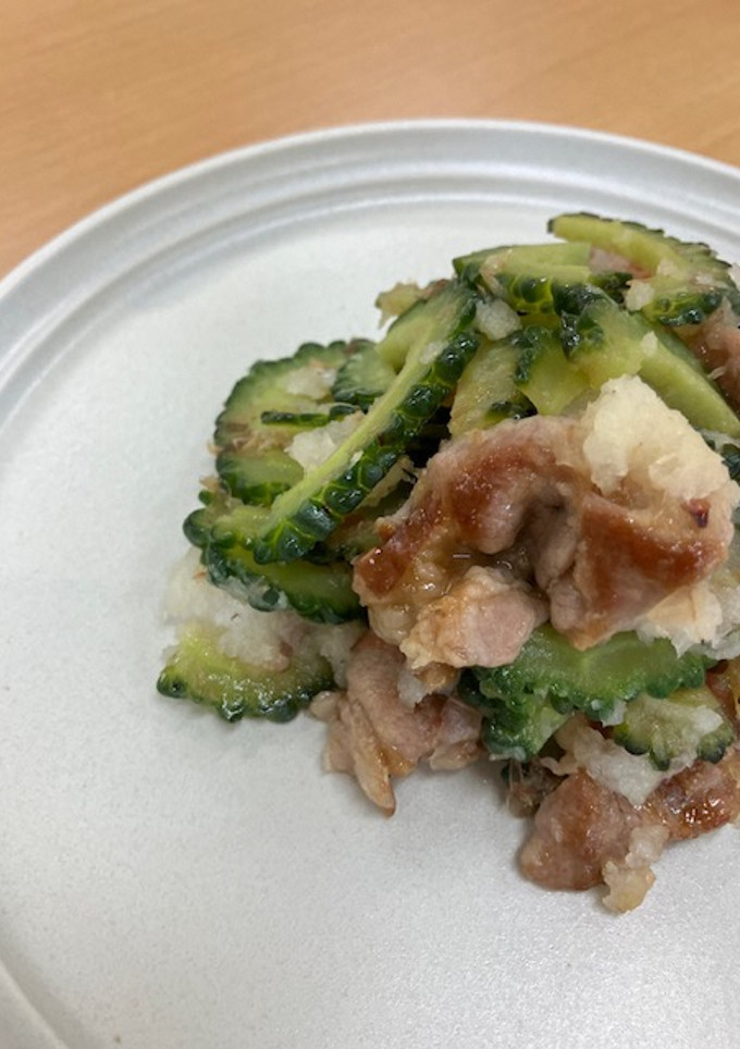 ゴーヤと豚肉のおろし和え-レシピのメイン写真