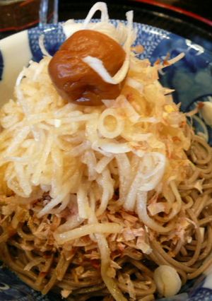 大根そば★梅＆かつお節トッピングで！-レシピのメイン写真