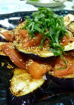 なすとトマトの中華風マリネ-レシピのメイン写真