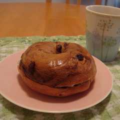 รูปของ シナモンレーズン+クリームチーズ=♥