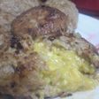 ハンバーグinカレークリームソース