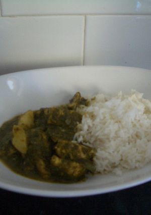 ポパイみたくほうれん草チキンカレー-レシピのメイン写真