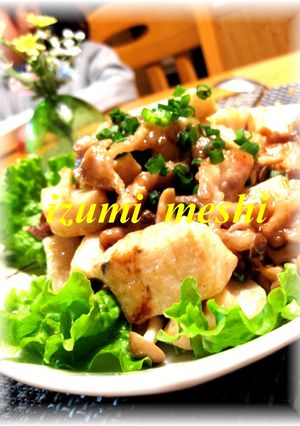 叩きレンコンと豚肉のオイマヨ炒め-レシピのメイン写真