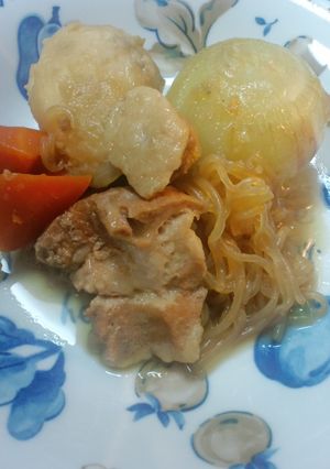 ガッツリ肉☆　里芋で肉じゃが-レシピのメイン写真