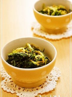 水菜のゴマ和え-レシピのメイン写真