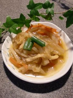 *母の味*大根とにんじんとちくわの炒め煮-レシピのメイン写真