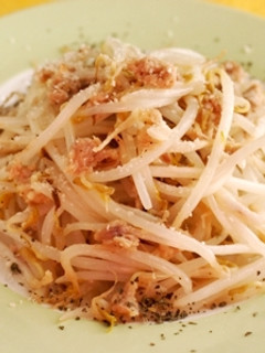 5分で!もやしとツナのバターチーズ炒め-レシピのメイン写真