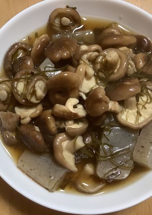 椎茸とこんにゃくの煮物-レシピのメイン写真