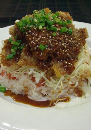 トースター de ごまソースカツ丼-レシピのメイン写真