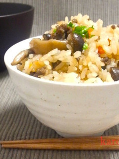 挽肉の炊き込みご飯-レシピのメイン写真
