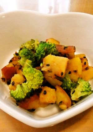 幼児食　さつま芋ゴマケチャップ-レシピのメイン写真