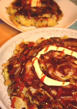 大和芋でお好み焼き♪-レシピのメイン写真