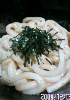 鬼簡単!!たらこバターうどん-レシピのメイン写真