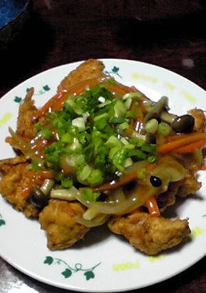 ＊フワ・ヤワ＊揚げ鶏の野菜あんかけ-レシピのメイン写真