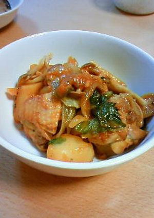 あるもので♪鶏肉とじゃが芋のトマト煮-レシピのメイン写真