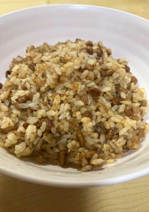 簡単🩷パラパラの✨納豆チャーハン-レシピのメイン写真