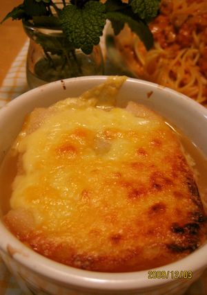 簡単♪オニオングラタンスープ-レシピのメイン写真
