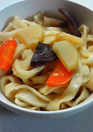 手作り麺の煮込みうどん-レシピのメイン写真