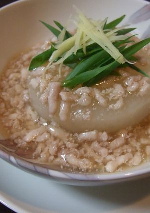 冬大根のそぼろあんかけ-レシピのメイン写真