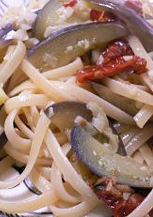 ナスとドライトマトのパスタ-レシピのメイン写真