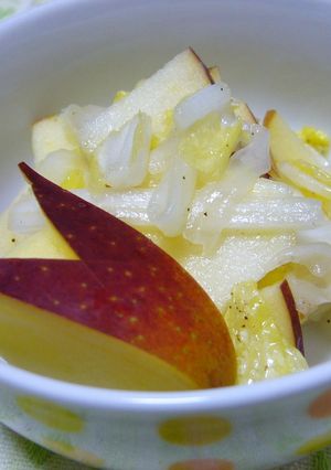 白菜とりんごのあっさりサラダ-レシピのメイン写真