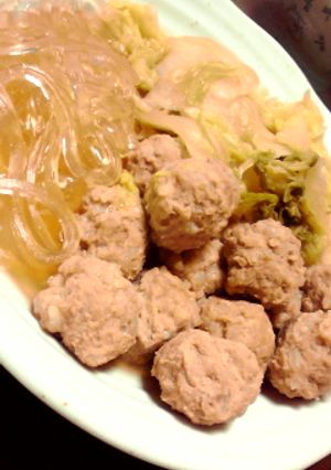 冷めても柔らかご飯入り肉だんご-レシピのメイン写真