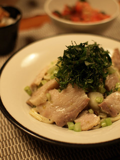 塩豚の柚子胡椒パスタ-レシピのメイン写真
