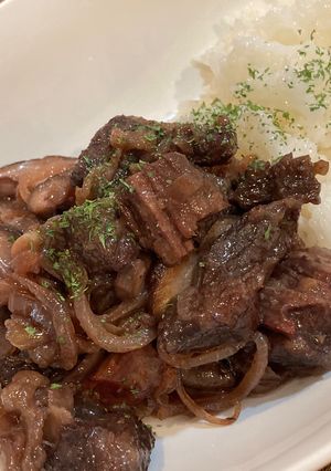 牛すじの赤ワイン煮-レシピのメイン写真