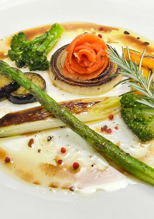 焼野菜とスモークサーモンのマリネ-レシピのメイン写真