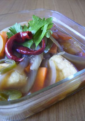 ピリ辛☆豆腐の南蛮あんかけ-レシピのメイン写真