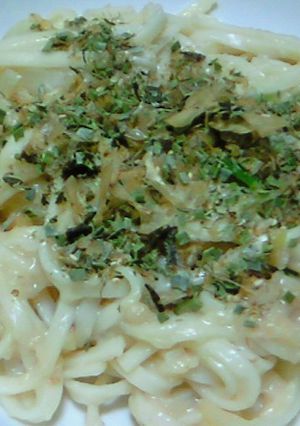 ★長いものクリームパスタ風うどん-レシピのメイン写真