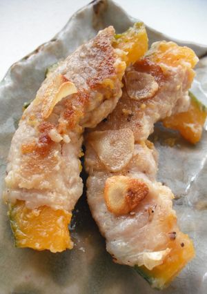 かぼちゃの肉巻きバターソテー-レシピのメイン写真