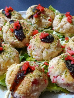 はんぺんおから団子のたこ焼き風♪-レシピのメイン写真