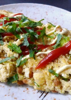 ふわ②餅入りおから納豆腐焼き-レシピのメイン写真